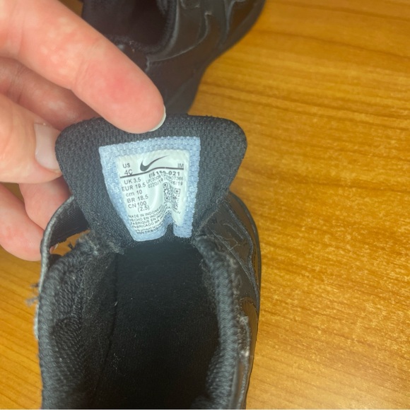Toddler Nike Son of Force Low (TD) Black Strap Shoe / 615162 021 / Size 4c US - Picture 6 of 6